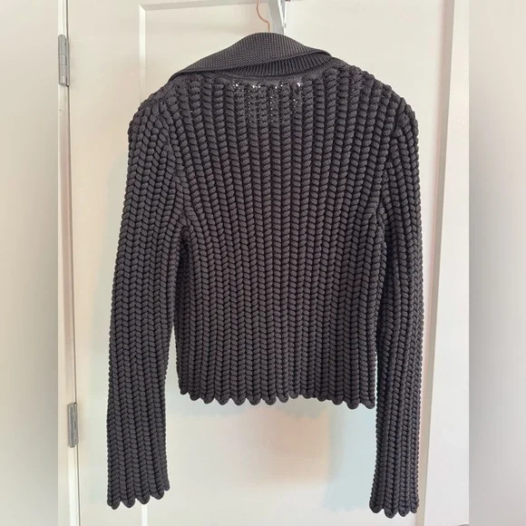 NWT | Future Collective x Jeneé Naylor | Braided Button-Front Collared Cardigan - Picture 9 of 15